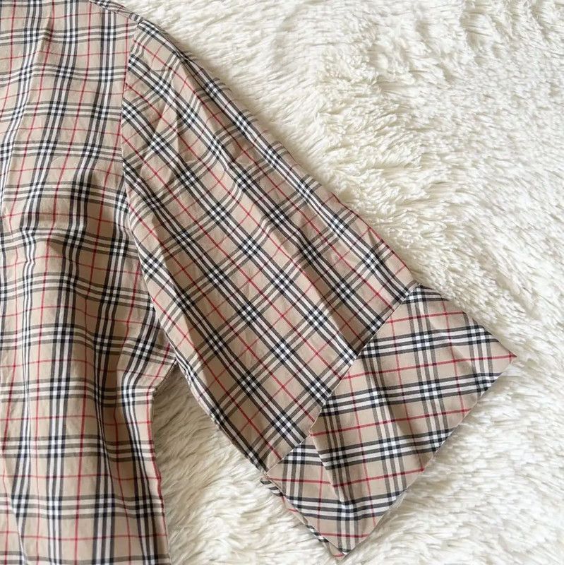 Burberry Burberry Khaki Cotton Mid-Length Women's Shirt Size M / US 6-8 / IT 42-44 - 8 Thumbnail