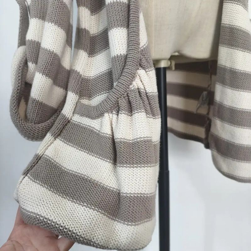 Burberry Burberry Striped Cotton Blend Cardigan Size M / US 6-8 / IT 42-44 - 6 Thumbnail