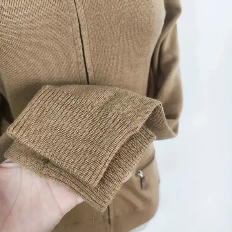 Burberry Burberry Women's Khaki Wool Cardigan Size M / US 6-8 / IT 42-44 - 6 Thumbnail