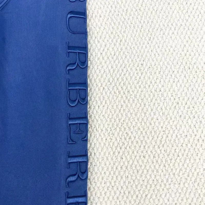 Burberry Burberry Blue Cotton Blend Embroidered Sweatshirt Size XS / US 0-2 / IT 36-38 - 4 Thumbnail