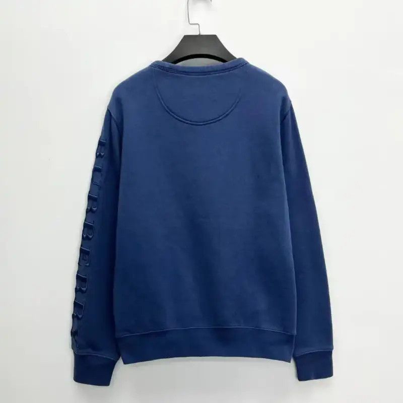 Burberry Burberry Blue Cotton Blend Embroidered Sweatshirt Size XS / US 0-2 / IT 36-38 - 2 Thumbnail