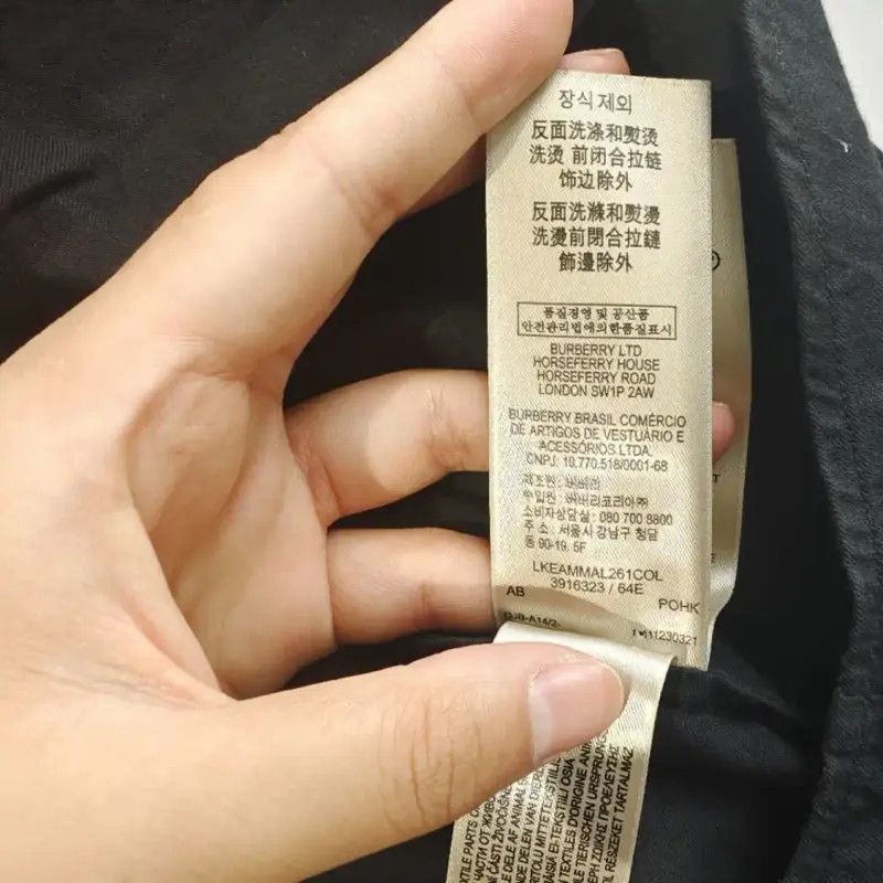 Burberry Burberry Black Cotton Women's Shirt - XL Size Size XL / US 12-14 / IT 48-50 - 7 Thumbnail