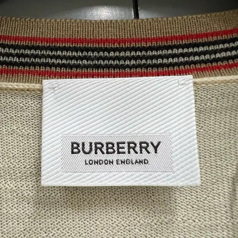Burberry Burberry Ivory Wool Long Sleeve Knitwear Size ONE SIZE - 4 Thumbnail