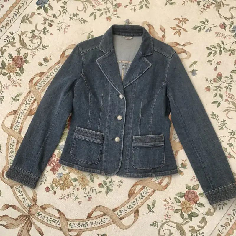 Burberry Burberry M Size Blue Cotton Jacket Size M / US 6-8 / IT 42-44 - 4 Thumbnail