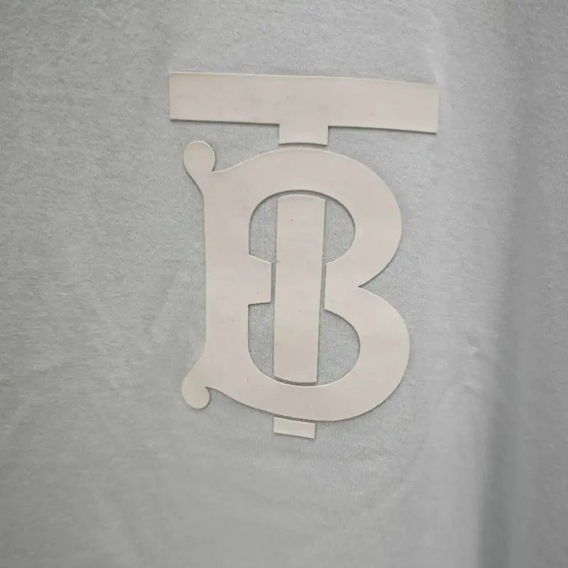 Burberry Burberry Summer Light Blue Cotton T-Shirt Size M / US 6-8 / IT 42-44 - 2 Thumbnail