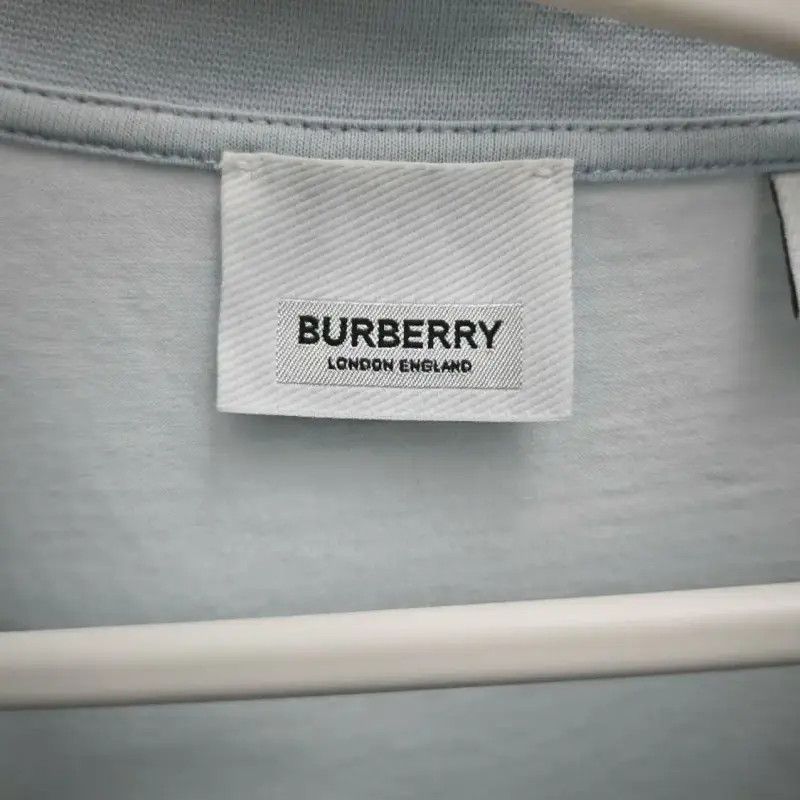 Burberry Burberry Summer Light Blue Cotton T-Shirt Size M / US 6-8 / IT 42-44 - 3 Thumbnail