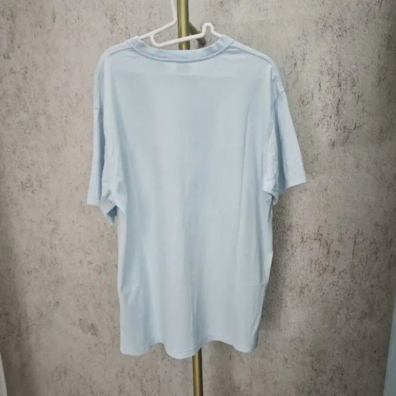 Burberry Burberry Summer Light Blue Cotton T-Shirt Size M / US 6-8 / IT 42-44 - 6 Thumbnail