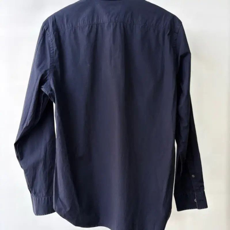 Burberry Burberry Navy Blue Women's Button-Up Shirt Size M / US 6-8 / IT 42-44 - 2 Thumbnail