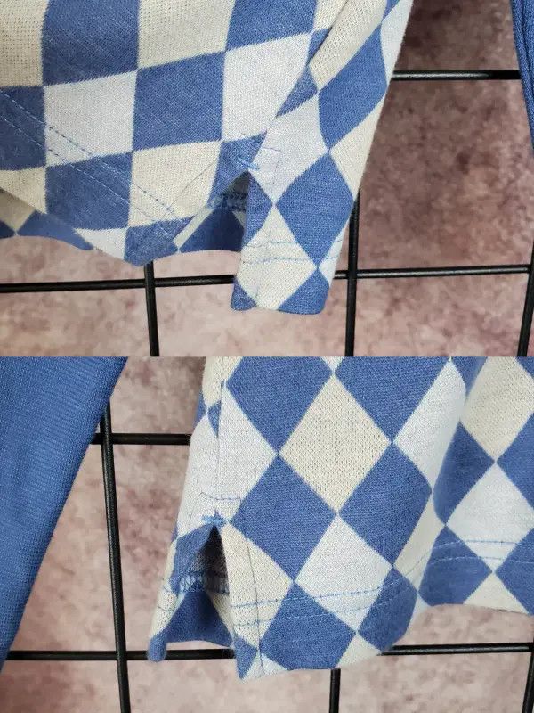 Burberry Burberry Light Blue Cotton Sweater with Embroidery Size L / US 10 / IT 46 - 8 Thumbnail