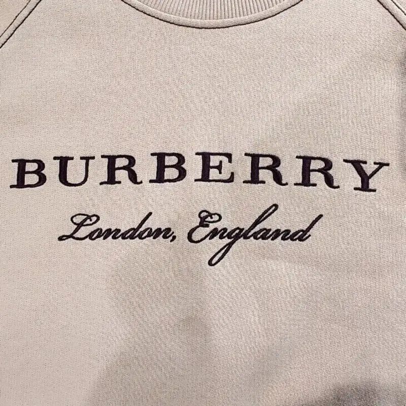 Burberry Burberry Coral Pink Cotton Women's Sweatshirt Size L / US 10 / IT 46 - 4 Thumbnail