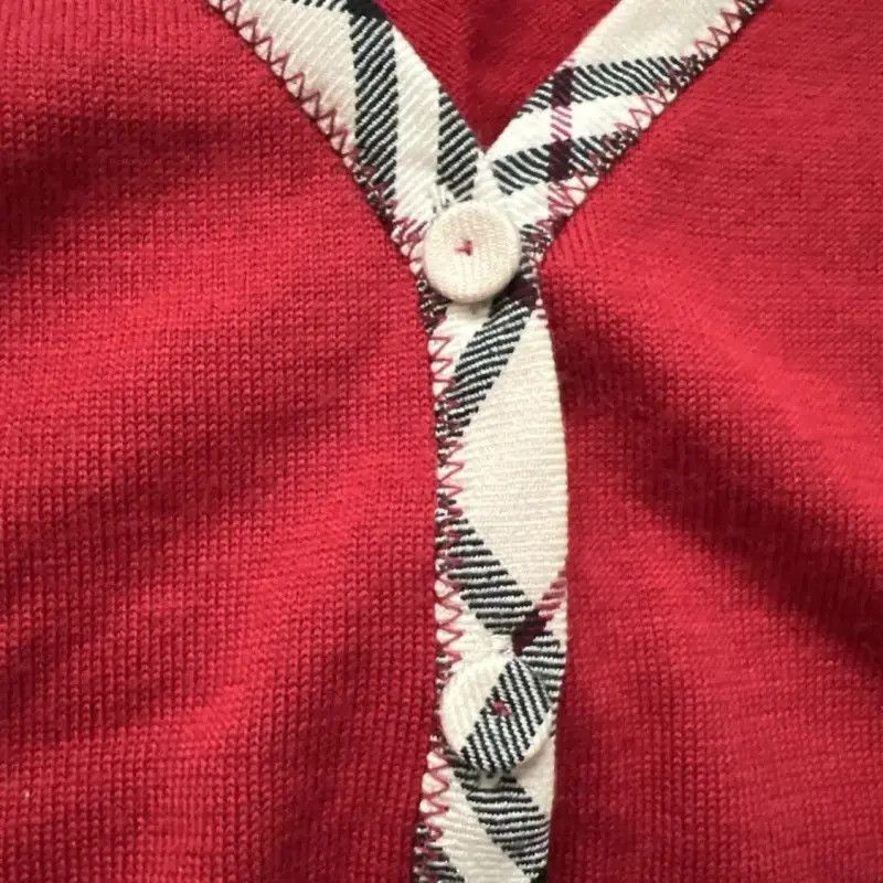Burberry Burberry Red Wool Long Sleeve Cardigan Size M / US 6-8 / IT 42-44 - 6 Thumbnail