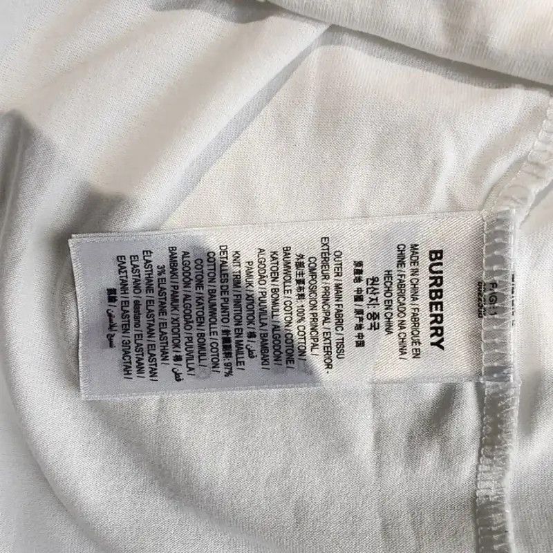 Burberry Burberry White Cotton Women's T-Shirt XS Size XS / US 0-2 / IT 36-38 - 5 Thumbnail