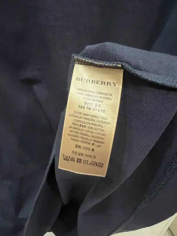 Burberry Burberry Black Cotton T-Shirt for Women Size XS / US 0-2 / IT 36-38 - 6 Thumbnail