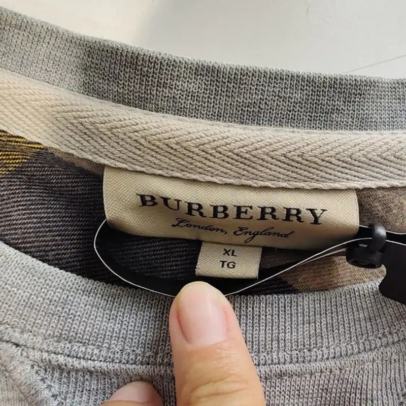 Burberry Burberry Gray Cotton Women's Sweatshirt XL Size XL / US 12-14 / IT 48-50 - 3 Thumbnail