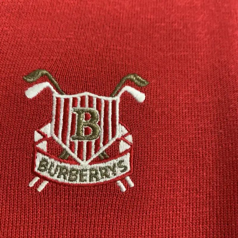 Burberry Burberry Red Cotton Blend Women's Knit Top Size M / US 6-8 / IT 42-44 - 9 Thumbnail