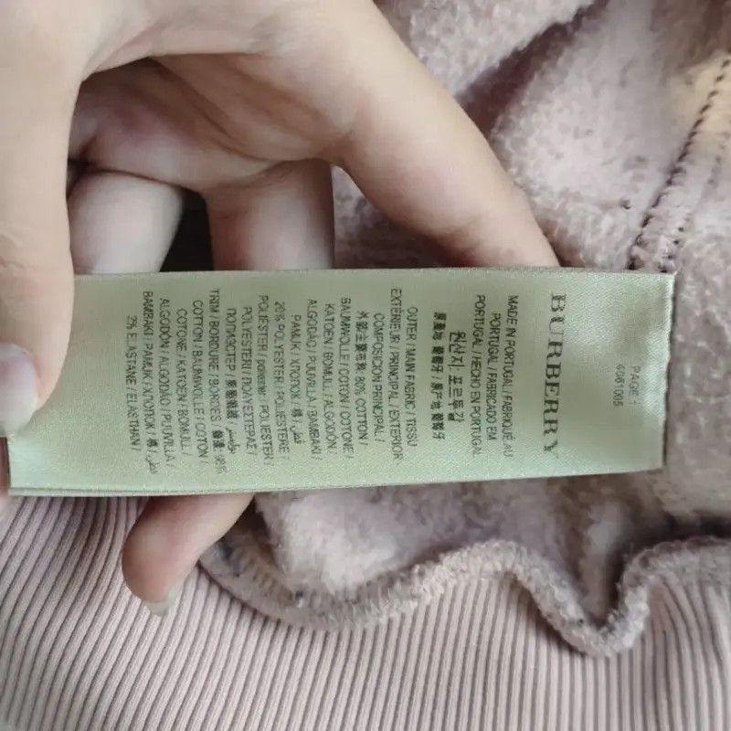 Burberry Burberry Cotton Pullover Sweatshirt in Light Pink Size L / US 10 / IT 46 - 5 Thumbnail