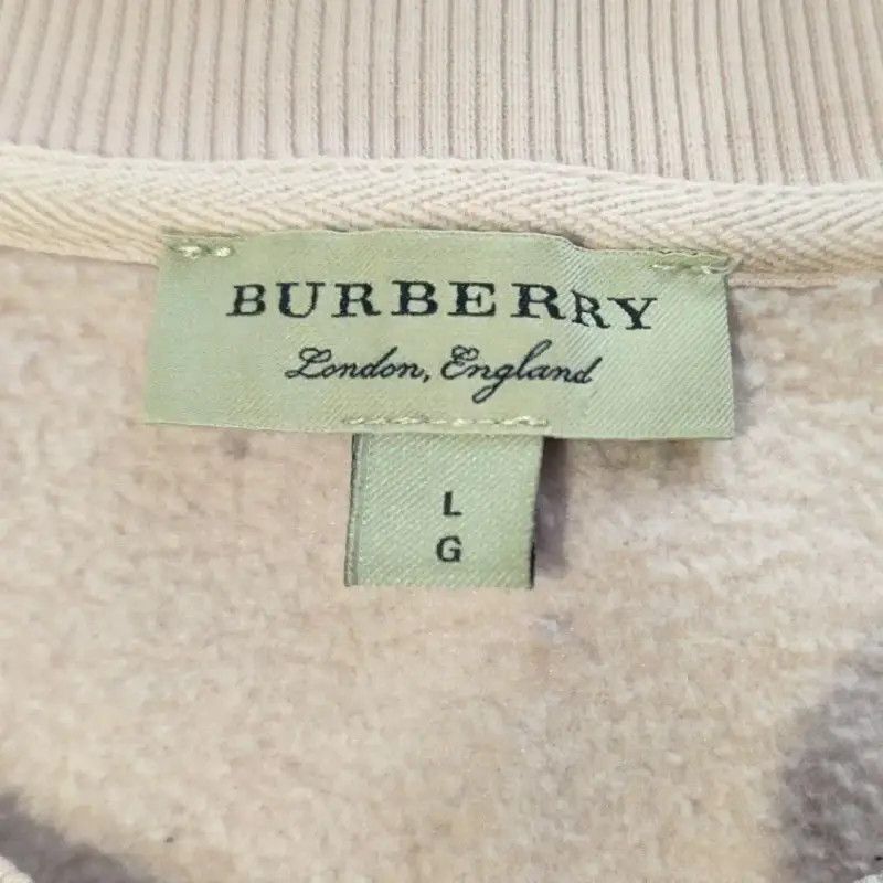 Burberry Burberry Cotton Pullover Sweatshirt in Light Pink Size L / US 10 / IT 46 - 4 Thumbnail