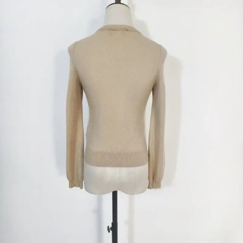 Burberry Burberry Women's Khaki Wool Cardigan Size M / US 6-8 / IT 42-44 - 5 Thumbnail