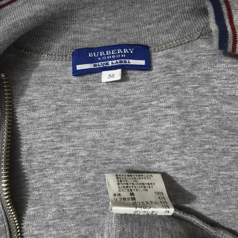 Burberry Burberry Grey Cotton Long Sleeve Cardigan for Women Size M / US 6-8 / IT 42-44 - 6 Thumbnail