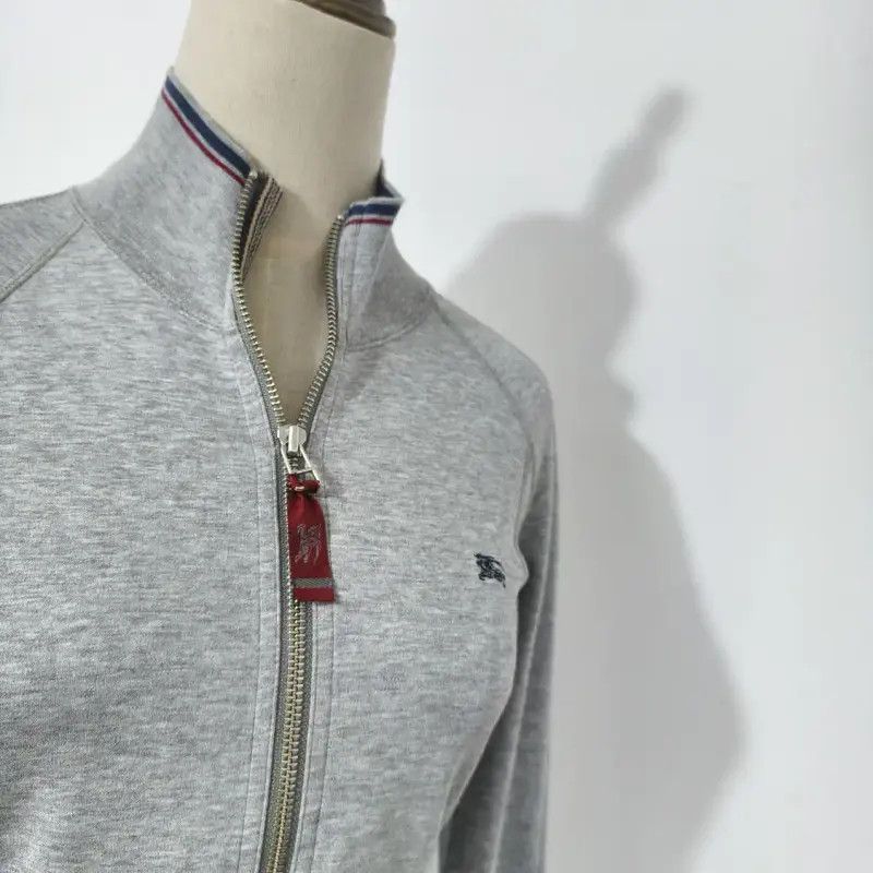 Burberry Burberry Grey Cotton Long Sleeve Cardigan for Women Size M / US 6-8 / IT 42-44 - 4 Thumbnail