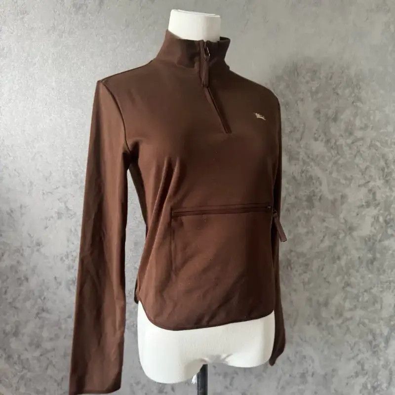 Burberry Burberry Brown Long Sleeve Crop Sweatshirt Size M / US 6-8 / IT 42-44 - 8 Thumbnail