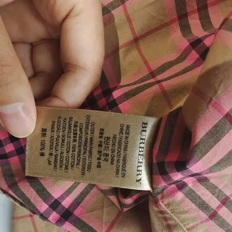Burberry Burberry Women's Plaid Short Sleeve Shirt Size L / US 10 / IT 46 - 4 Thumbnail