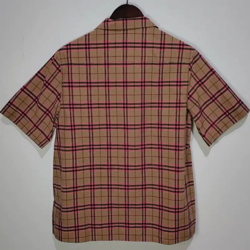 Burberry Burberry Women's Plaid Short Sleeve Shirt Size L / US 10 / IT 46 - 2 Thumbnail