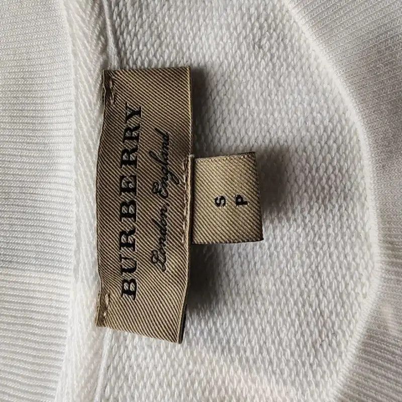 Burberry Burberry White Cotton Women's Sweatshirt Size S / US 4 / IT 40 - 4 Thumbnail