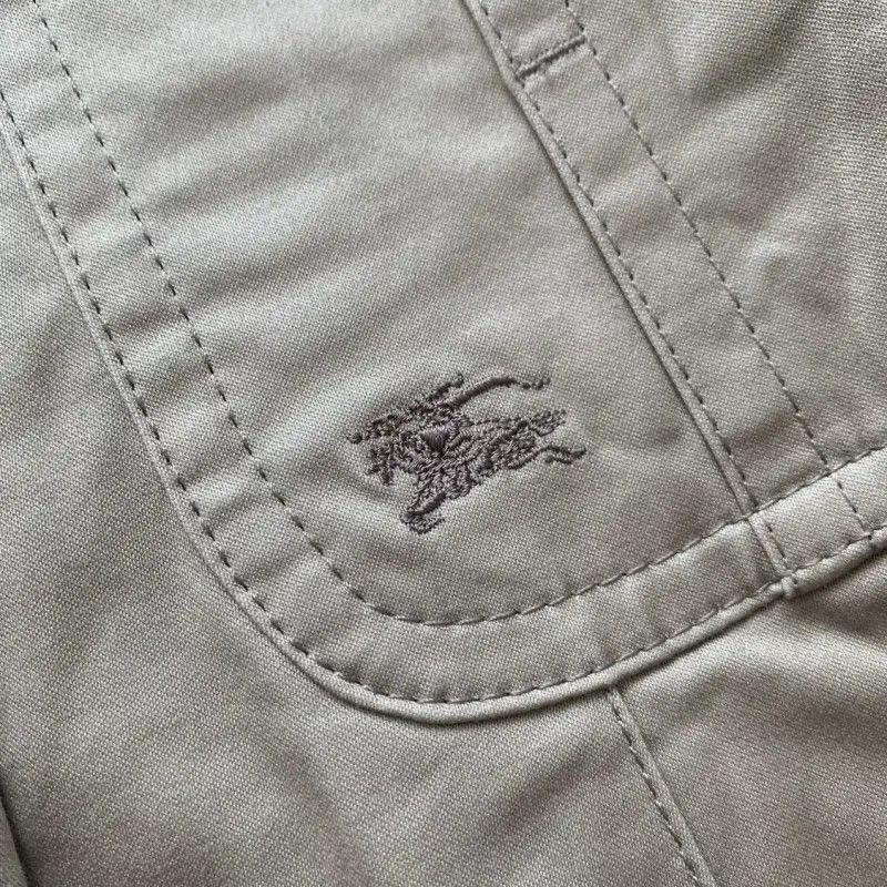 Burberry Burberry Pleated Skirt in Gray Cotton Size 23" - 3 Thumbnail