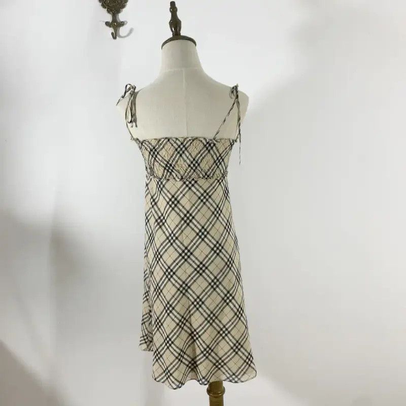 Burberry Burberry Khaki Cotton Women's Dress Size S / US 4 / IT 40 - 3 Thumbnail