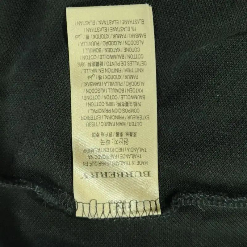Burberry Burberry Black Cotton Women's T-Shirt Size S / US 4 / IT 40 - 5 Thumbnail