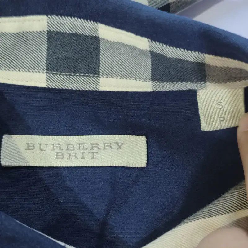 Burberry Burberry Navy Cotton Women's Shirt Size S / US 4 / IT 40 - 4 Thumbnail