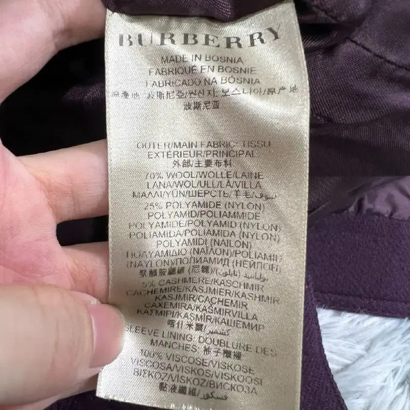 Burberry Burberry Women's M Size Blue Coat Size M / US 6-8 / IT 42-44 - 4 Thumbnail