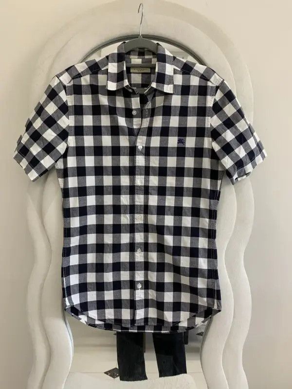 Burberry Burberry Women's Summer Checkered Short Sleeve Shirt Size XS / US 0-2 / IT 36-38 - 2 Thumbnail