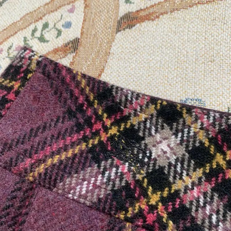 Burberry Burberry Purple Plaid Wool Skirt Size 23" - 3 Thumbnail