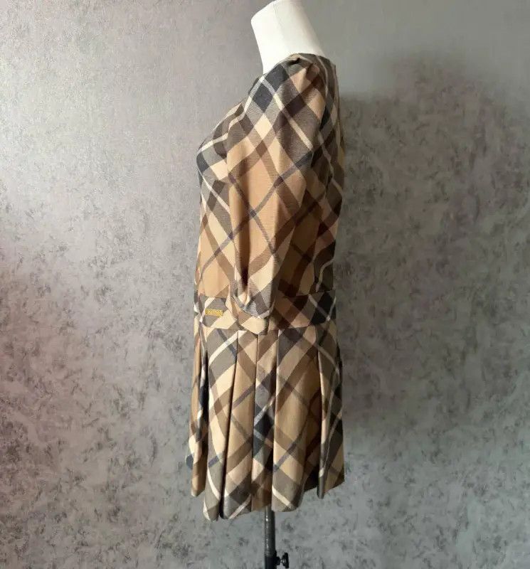 Burberry Burberry Color-Block Wool Short Dress for Women Size S / US 4 / IT 40 - 5 Thumbnail