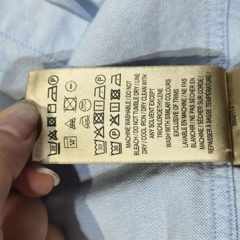 Burberry Burberry Light Blue Cotton Women's Shirt Size M / US 6-8 / IT 42-44 - 6 Thumbnail