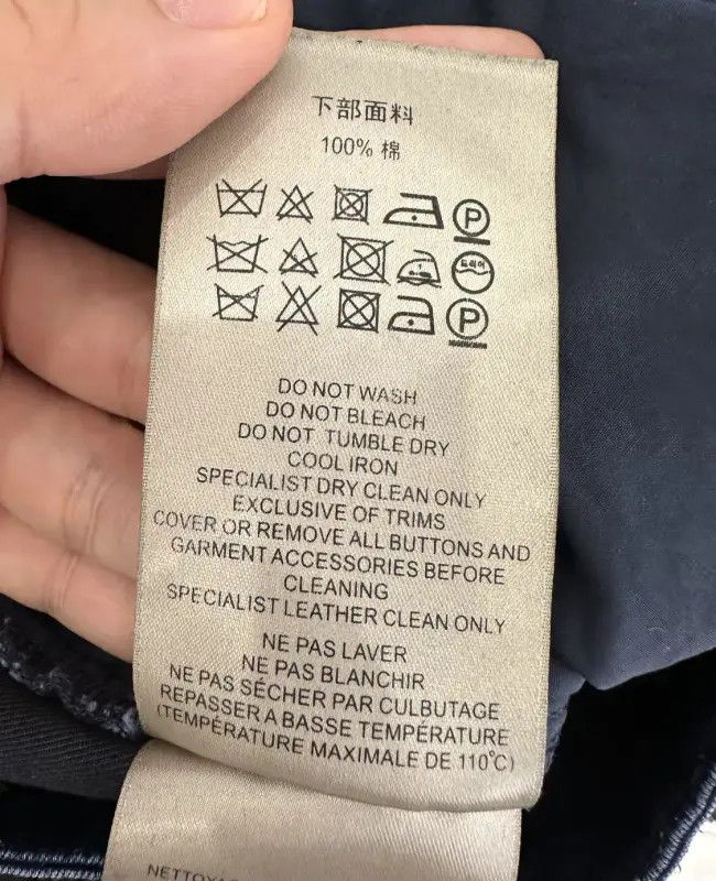 Burberry Burberry Women's Blue Denim Casual Pants Size 26" / US 2 / IT 38 - 9 Thumbnail