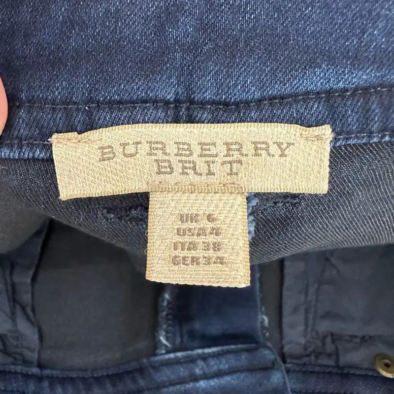 Burberry Burberry Women's Blue Denim Casual Pants Size 26" / US 2 / IT 38 - 6 Thumbnail