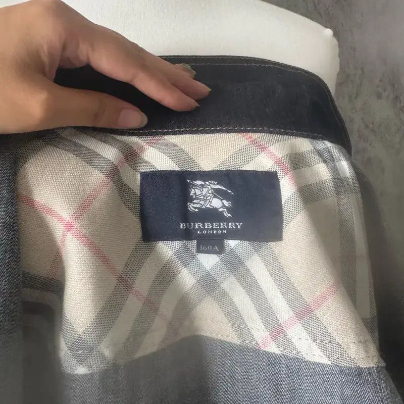 Burberry Burberry Blue Cotton Women's Jacket Size S / US 4 / IT 40 - 9 Thumbnail