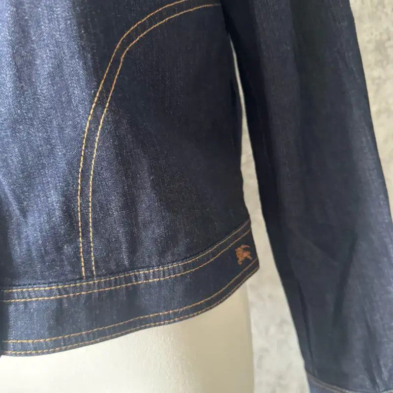 Burberry Burberry Blue Cotton Women's Jacket Size S / US 4 / IT 40 - 3 Thumbnail