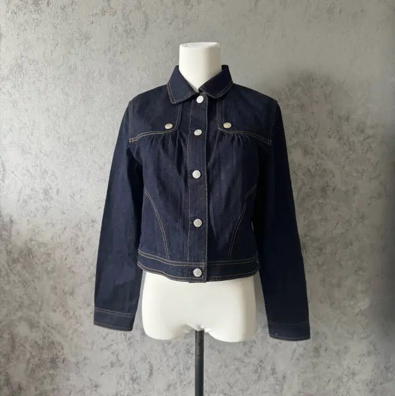 Burberry Burberry Blue Cotton Women's Jacket Size S / US 4 / IT 40 - 4 Thumbnail