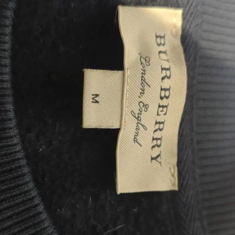Burberry Burberry Navy Cotton Women’s Sweatshirt Size M / US 6-8 / IT 42-44 - 4 Thumbnail