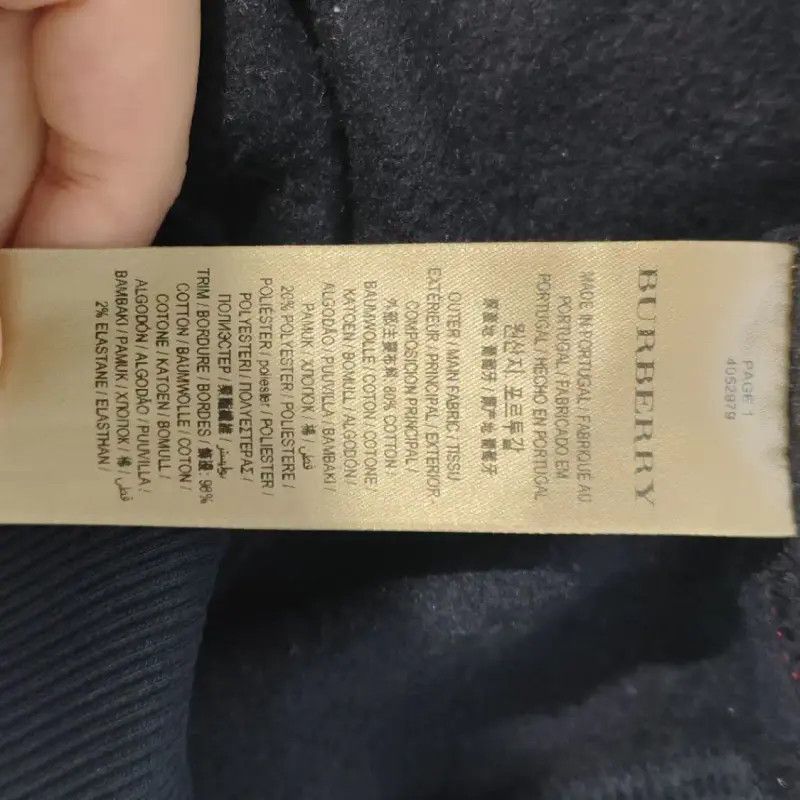 Burberry Burberry Navy Cotton Women’s Sweatshirt Size M / US 6-8 / IT 42-44 - 5 Thumbnail