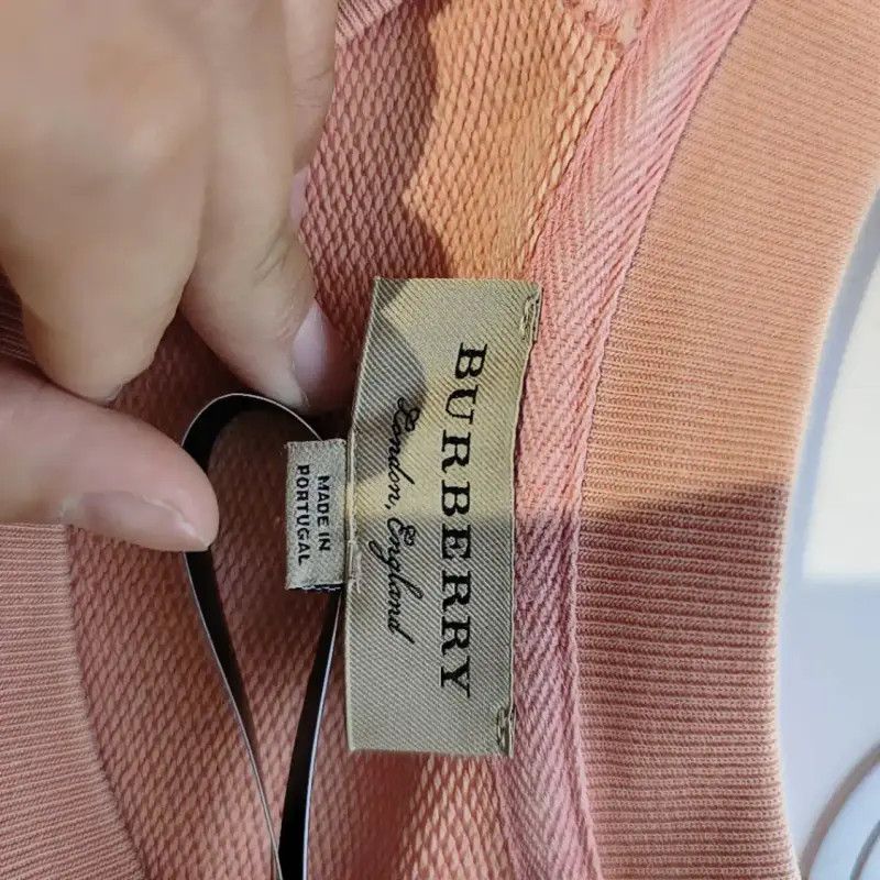 Burberry Burberry Women's Cotton Sweatshirt in Blush Pink Size M / US 6-8 / IT 42-44 - 3 Thumbnail