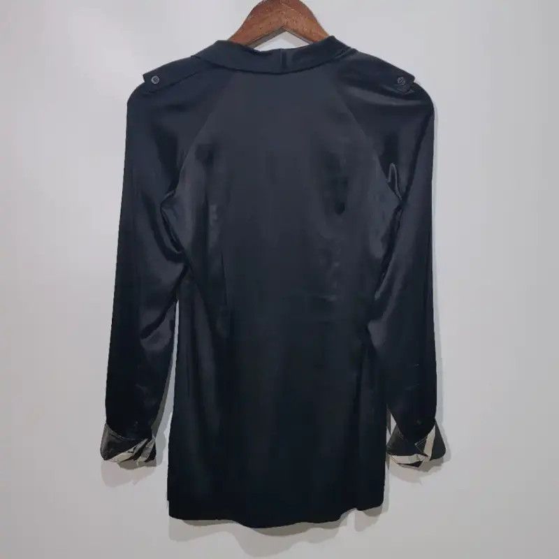 Burberry Burberry Black Silk Women's Shirt Size S / US 4 / IT 40 - 2 Thumbnail