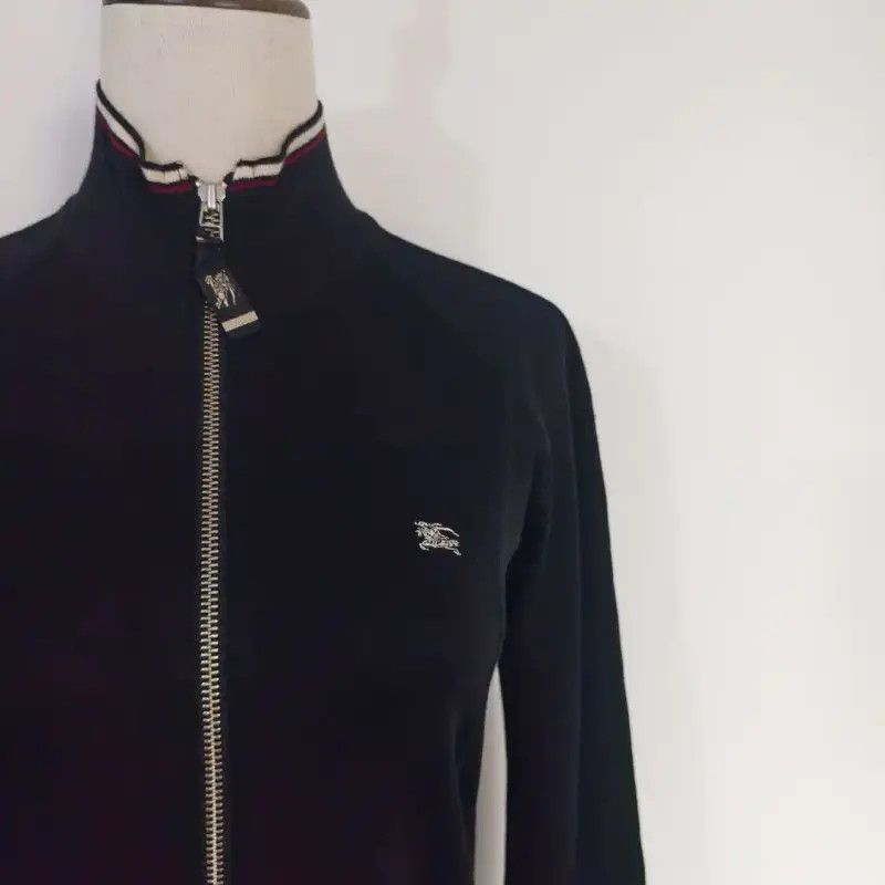 Burberry Burberry Black Cotton Long Sleeve Cardigan Size M / US 6-8 / IT 42-44 - 2 Thumbnail