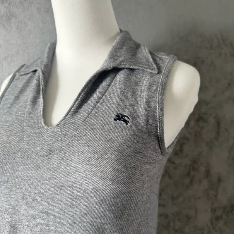 Burberry Burberry Sleeveless Gray Dress for Women Size M / US 6-8 / IT 42-44 - 2 Thumbnail