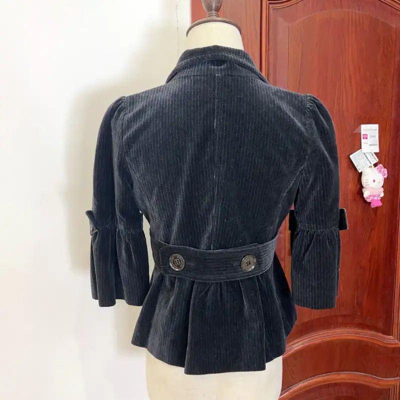 Burberry Burberry Black Cotton Women's Jacket Size M / US 6-8 / IT 42-44 - 3 Thumbnail