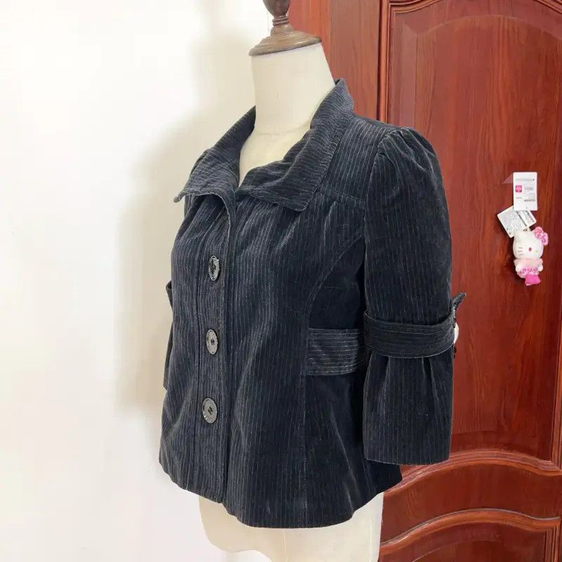 Burberry Burberry Black Cotton Women's Jacket Size M / US 6-8 / IT 42-44 - 2 Thumbnail
